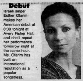 Esther Ofarim - Daily News