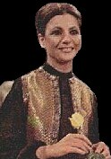 Esther Ofarim in the german TV show "Samstagabend mit Set" 1973
