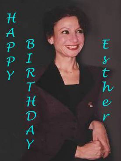 Happy Birthday, Esther!